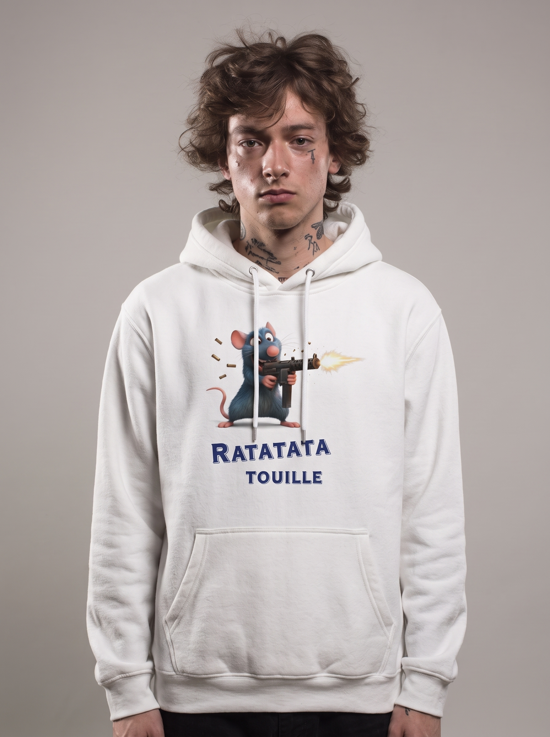 Model traegt Ratatata Hoodie
